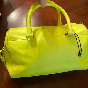 SAINT LAURENT PARIS beautiful neon bag!! Never used